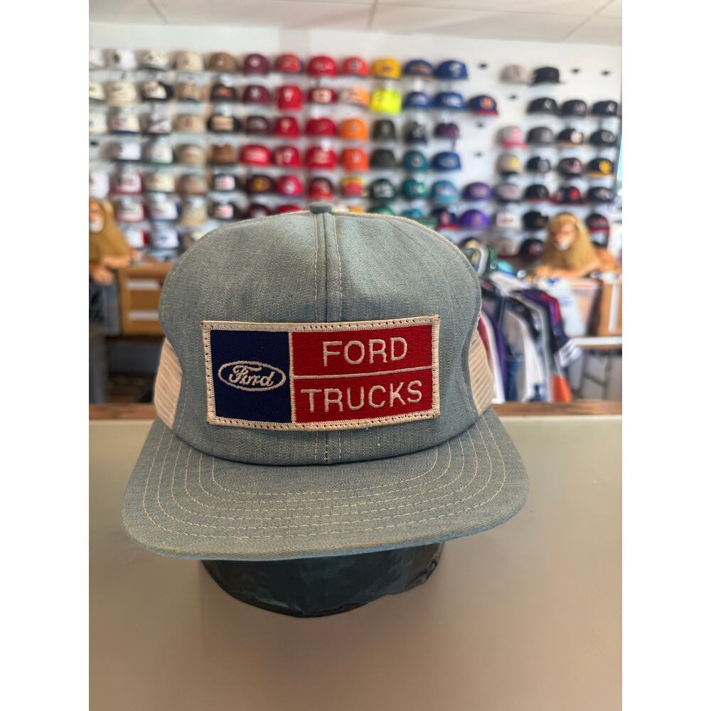 70s/80s Denim Ford Trucks Trucker Snap Back